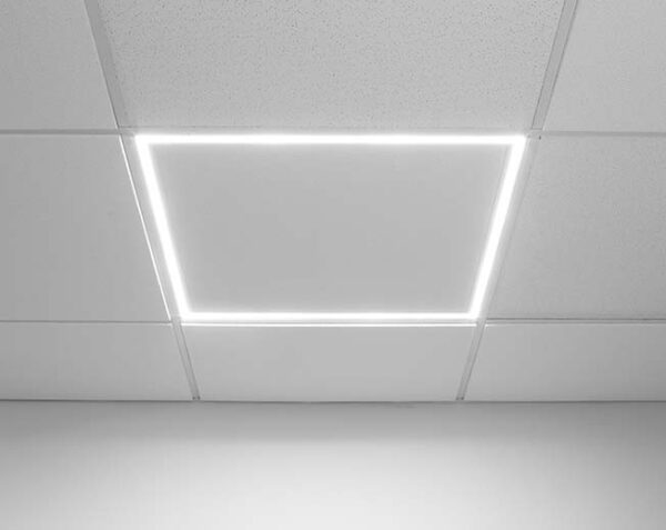 Goodlight Vertex LED Ceiling Panel lit up 2