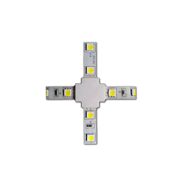 Коннектор крестовой 5050-RGB без провода