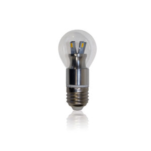 Светодиодная лампа 5Вт E27 G45 шар прозрачная